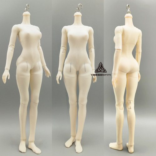 1/6小铃铛28CM女特六连体防染色服6分BJD素体娃衣肉色超弹打底衣