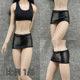 6女兵人潮流皮短裙12寸可动包胶30CM素体衣服手办服装 TOYS
