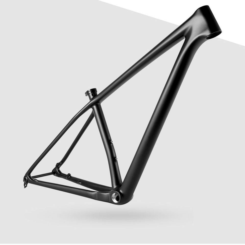 超轻版T1100碳纤维材料780g 超轻量化 坚固越野山地车架 S M L码