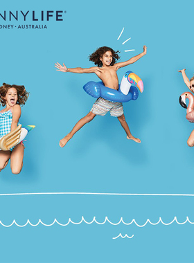 夏日清仓 Sunnylife 儿童火烈鸟游泳圈天鹅浮圈救生圈腋下泳圈