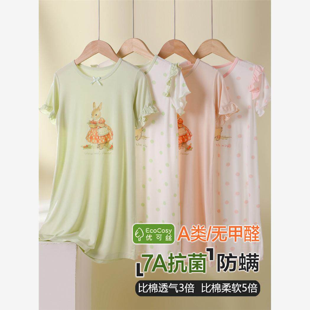 女童睡裙25年夏季卡通家