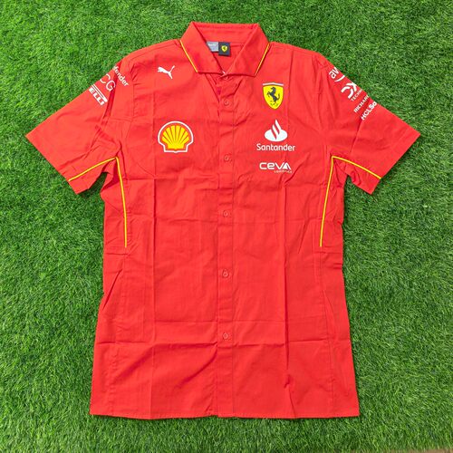 PUMA 法拉利 F1车队联名运动赛车T恤队服短袖衬衣 763601-01