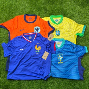 Nike 巴西 法国 荷兰 2024国家队主场客场球迷版短袖球衣足球服