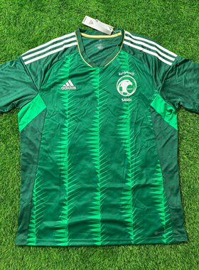 Adidas 沙特阿拉伯 主场球迷版短袖球衣足球服 ir3020 冷门球衣