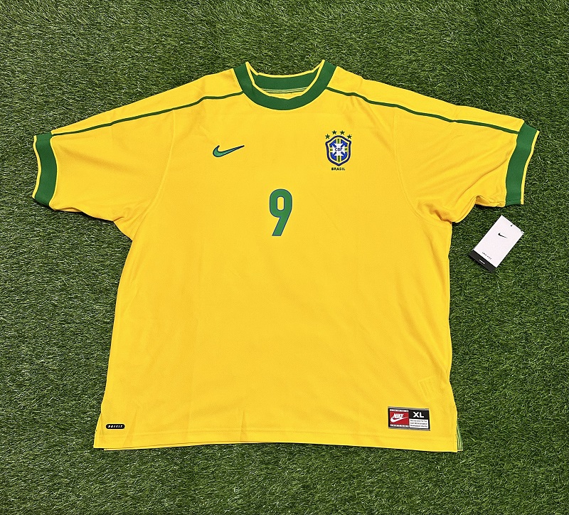 Nike复古球衣巴西队罗纳尔多