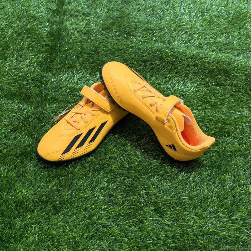 Adidas 儿童女子小码TF碎钉人草训练比赛魔术贴足球鞋 GZ2453