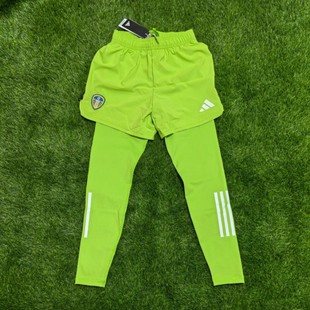 二合一球裤 Adidas 紧身打底长裤 2324门将足球短裤 ht2419 利兹联