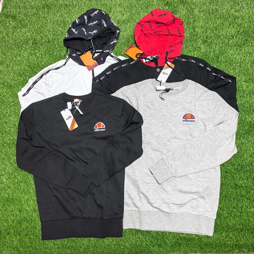 Ellesse 潮牌 男女运动时尚外套休闲舒适百搭套头衫连帽卫衣卫裤