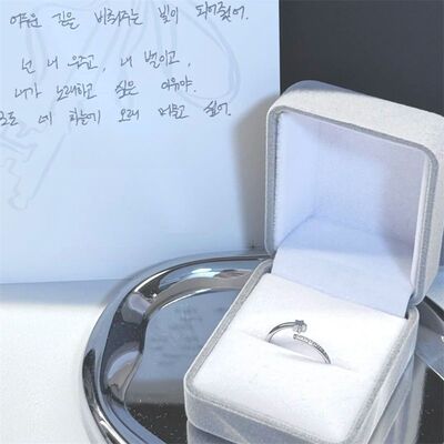 新款高版本时尚创意指环小众ins戒指 ateez_朴星化应援戒指周边