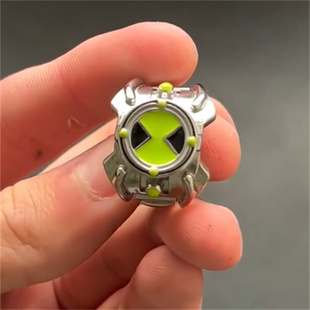 新款 保色 少年骇客 ben10Omnitrix戒指童年卡通指环 高版