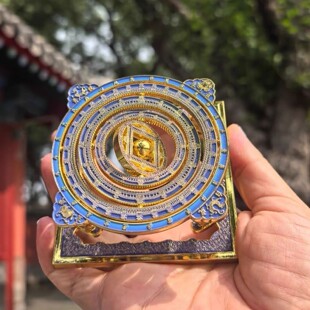 高品质新款浑天仪冰箱贴北京古代建筑博物馆文创天宫藻井AR金属