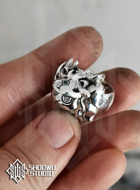 新款高品质版本家庭教师纳兹狮子闸兵器戒指彭格列泽田纲吉系列