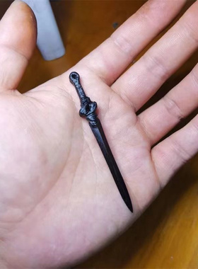 新款高版本《剑来》陈平安初一十五飞剑吊坠项链手作复古配饰品