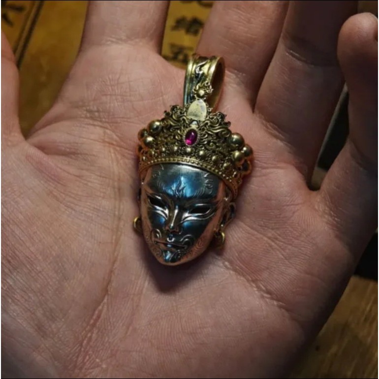 高品质版本新款道系护法白鹤童子霸气国潮吊坠车载平安挂件