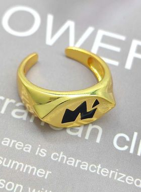 新款现货高版本不死鸟火男戒指 瓦罗兰特金色戒指