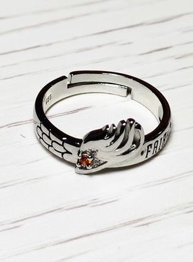 高品质现货纳兹龙化元素戒指妖精的尾巴动画夏火龙指环