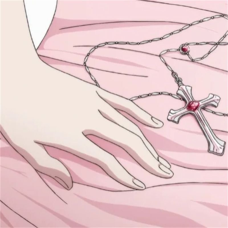 高品质新款《魔鬼恋人》小森唯十字架项链乙女动漫二次元锁骨链