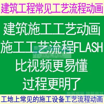 建筑施工工艺流程动画比视频更直观更易懂总计97个常见设备工艺