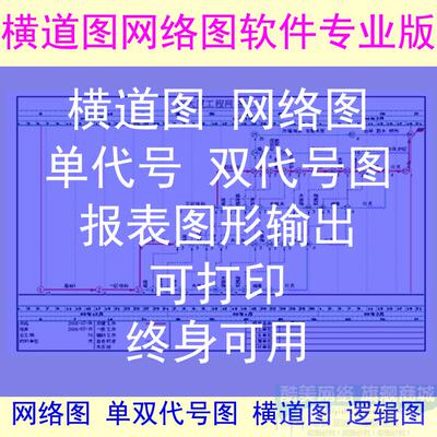 网络图单双代号横道图项目超级绘制管理施工进度计划编制软件