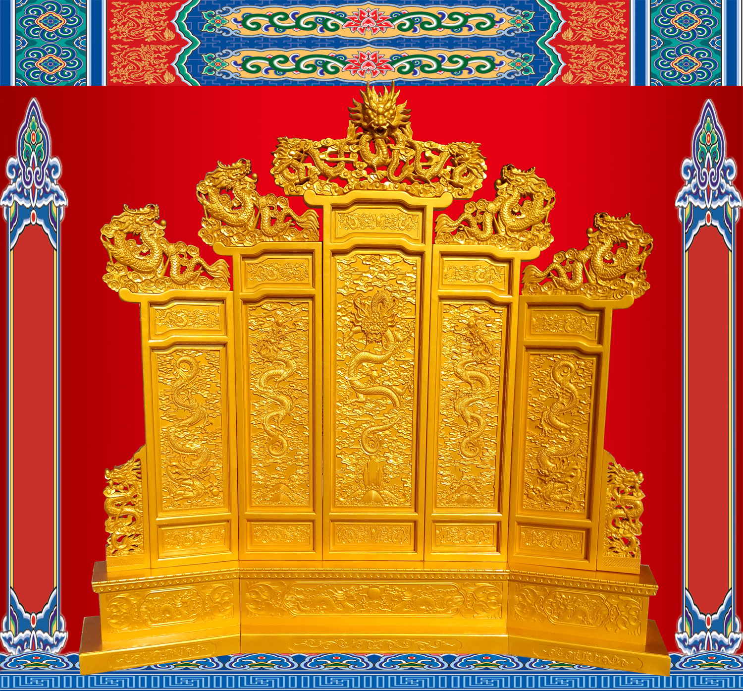 屏风海报壁画无纺布墙纸定制