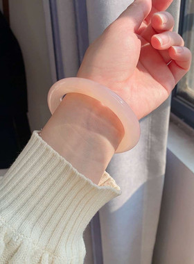 【郑姐和田玉】青海高品藕粉手镯万能链接