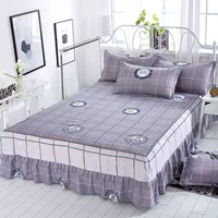 Bed bed bảo vệ bao gồm bed bed cover bed bụi bụi ga trải giường duy nhất nước ngoài polyester bao gồm bảo vệ - Váy Petti váy giường khách sạn