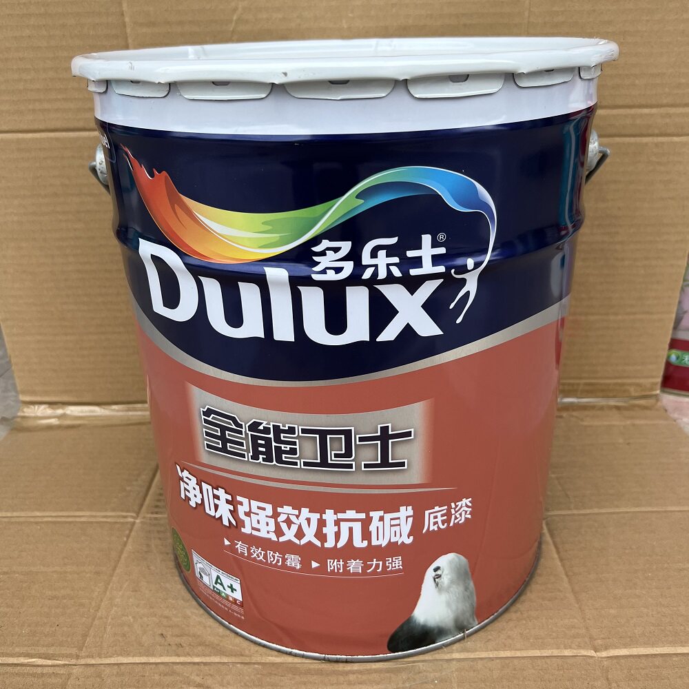多乐士乳胶漆全能卫士净味强效环保防霉抗碱室内封闭底漆18l白色