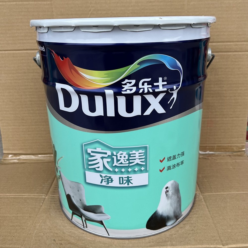 多乐士家逸美净味22kg大桶内墙乳胶漆白漆遮盖力强哑光