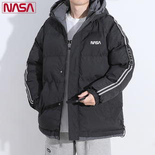 加厚保暖宽松连帽外套男羽绒棉服学生上衣冬装 男士 棉衣潮牌冬季
