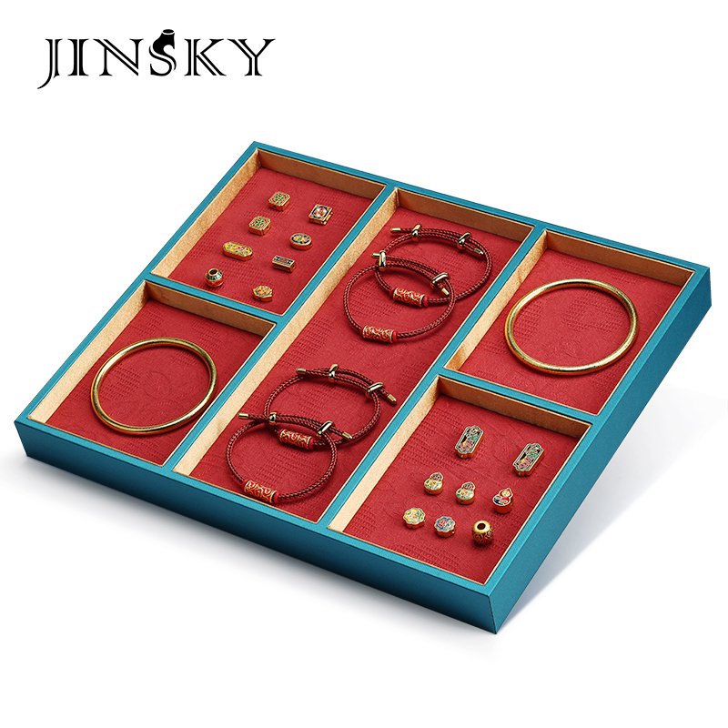 jinsky古法金展示道具仿刺绣工艺