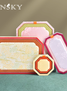 宫廷风带盖首饰盘创意托盘翡翠珠宝展示盘防尘戒指手镯收纳盘