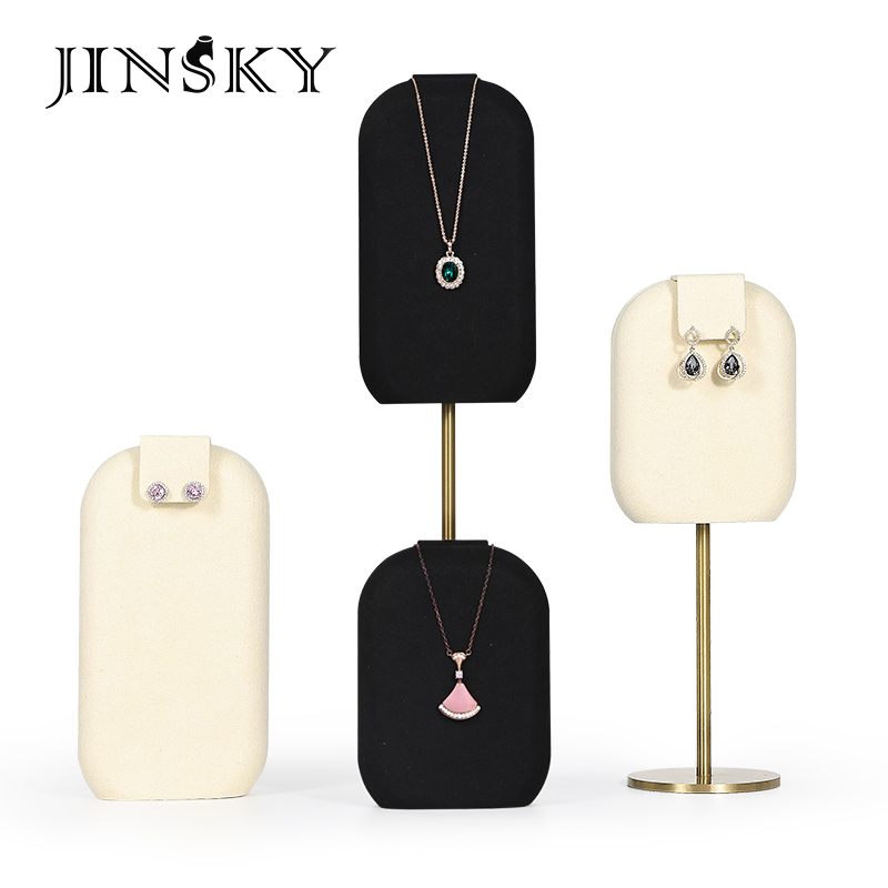 JINSKY/今仕爵高档超纤项链展示架人像脖子吊坠饰品架子直播摆件 饰品/流行首饰/时尚饰品新 首饰展示架 原图主图