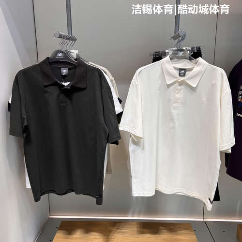向心生活NB联名短袖POLO衫T恤男
