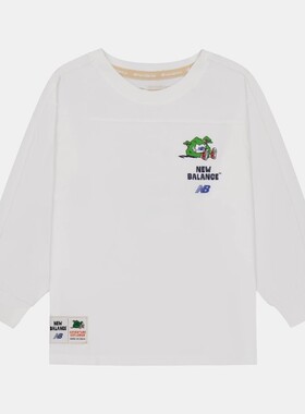NEW BALANCE/NB儿童26春男女童运动休闲时尚圆领长袖T恤7DG12043