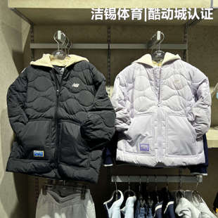 New balance/NB2025冬男童女童儿童三防连帽保暖羽绒服7PF4E123