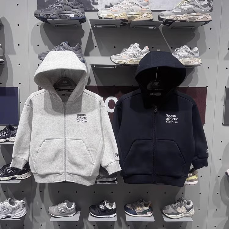 NB2025春男女儿童休闲连帽外套