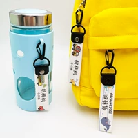 Детский аксессуар на рюкзак для детского сада, хлопковая именная наклейка, пластырь, мультяшная подвеска