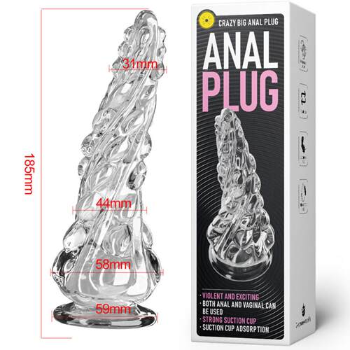 DSexy Niuniu Flower Explosion Sucker Anal Plug Foreign Trade