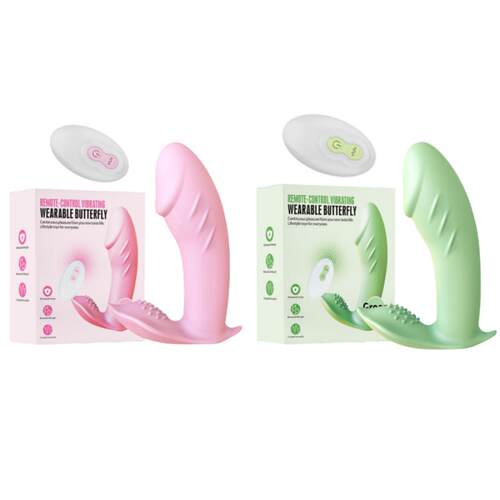 DWear penis remote control heating telescopic tongue licking