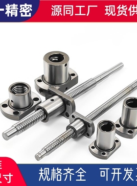 高精密耐磨滚珠丝杠LCH07/LCY08/32/LCP02-16-10-L255-F15-03/05