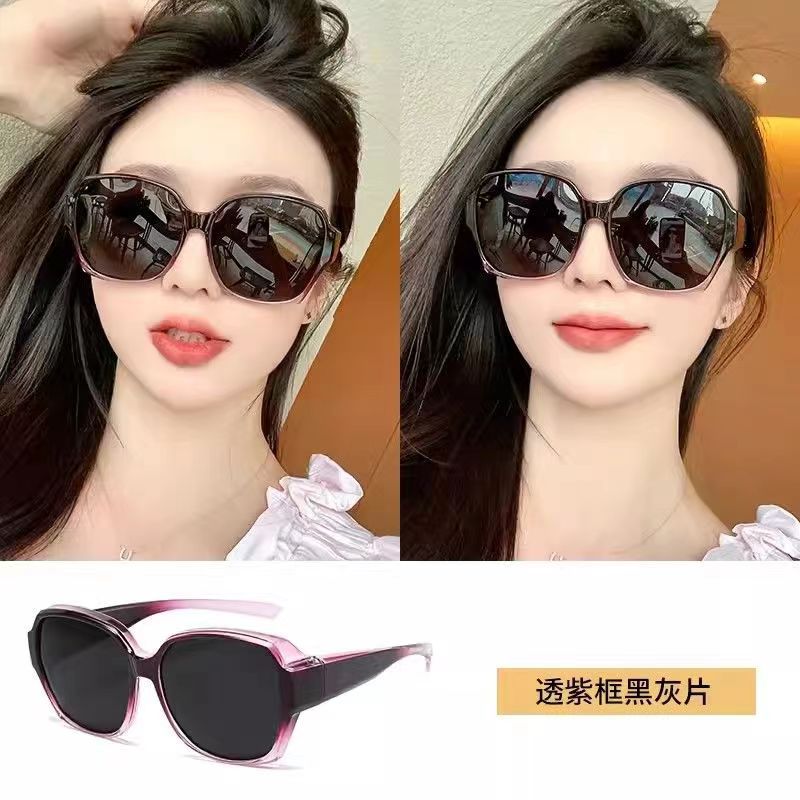 近视套镜太阳眼镜女2025新款夏季防晒偏光防紫外线男开车两用墨镜