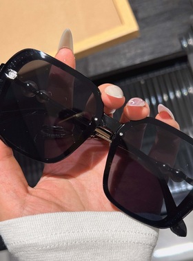 新款时尚偏光墨镜男防紫外线开车专用高级感太阳眼镜女潮方形防晒