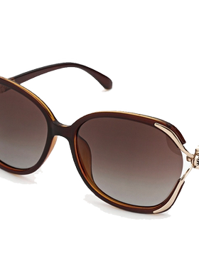 新款圆脸个性复古偏光开车墨镜