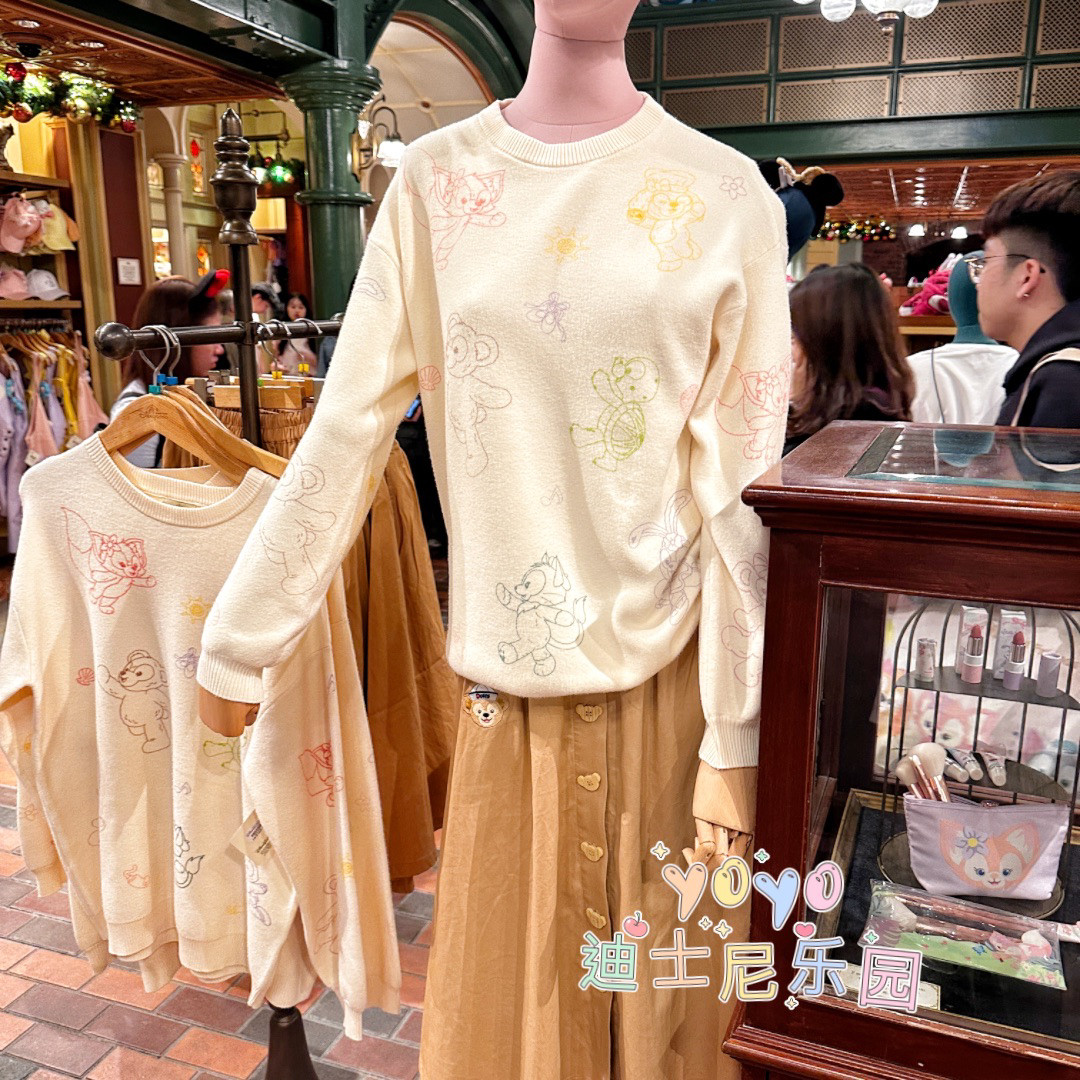 香港迪士尼 达菲熊 可爱卡通成动漫T恤/鞋帽/服装