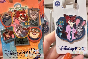 交换pin 朱迪尼克可爱卡通收藏徽章 香港迪士尼 疯狂动物城2