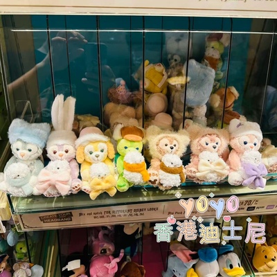 香港迪士尼 2025圣诞节玲娜贝儿达菲熊七宝可爱卡通头箍粒diy头饰