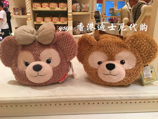 香港迪士尼 玲娜贝儿达菲熊雪莉玫 大脸包 大头包卡通三用斜挎包