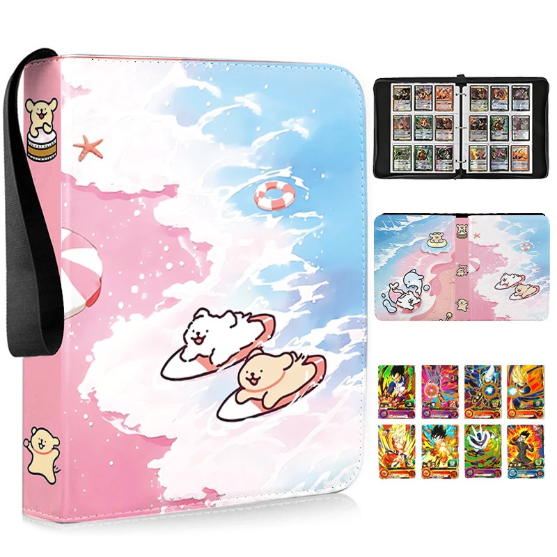 小清新线条小狗卡册Maltese卡片活页收纳册卡牌卡V包收藏册收集册