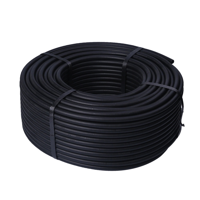 PE加厚波纹软管PA尼龙波v纹管PP阻燃穿线管开口软管闭口线束护套