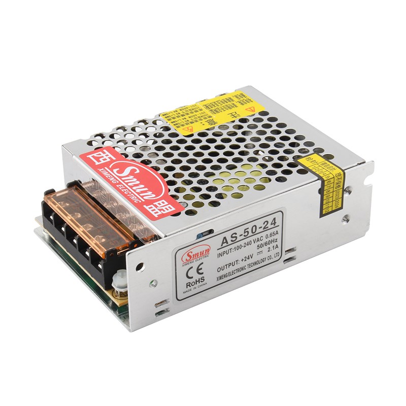 50W小体积开关电h源12V4.2A/24V2.1A可选变压器AS-50-12/AS-50-24